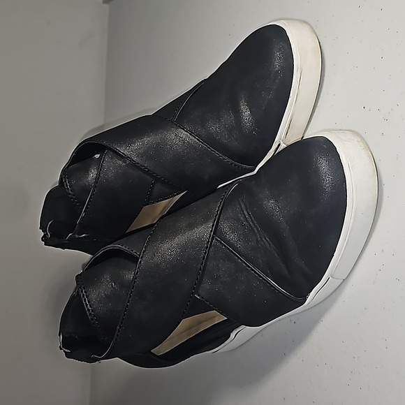 Maurice’s Gloria Open sided bootie/X-strap, back zip Sandal/Wedges Size 10 VGUC - Picture 2 of 16